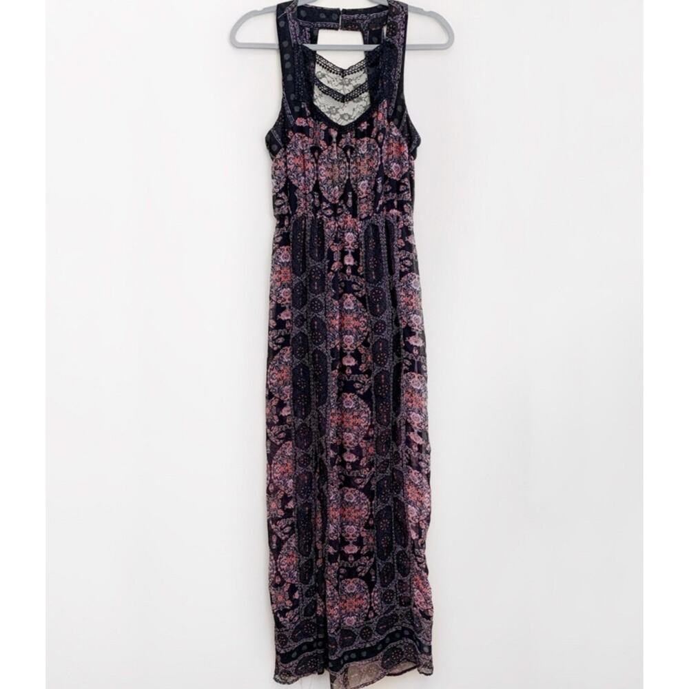 Free People Moroccan Printed Floral Maxi Dress. 2